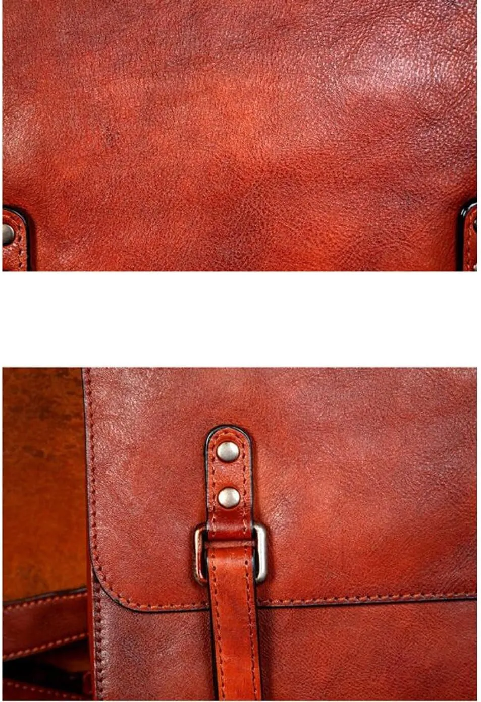 Retro Backpacks Mens Genuine Leather Laptop Bags Luggage Travel Bags Computers Bags Briefcases Casual Daypack