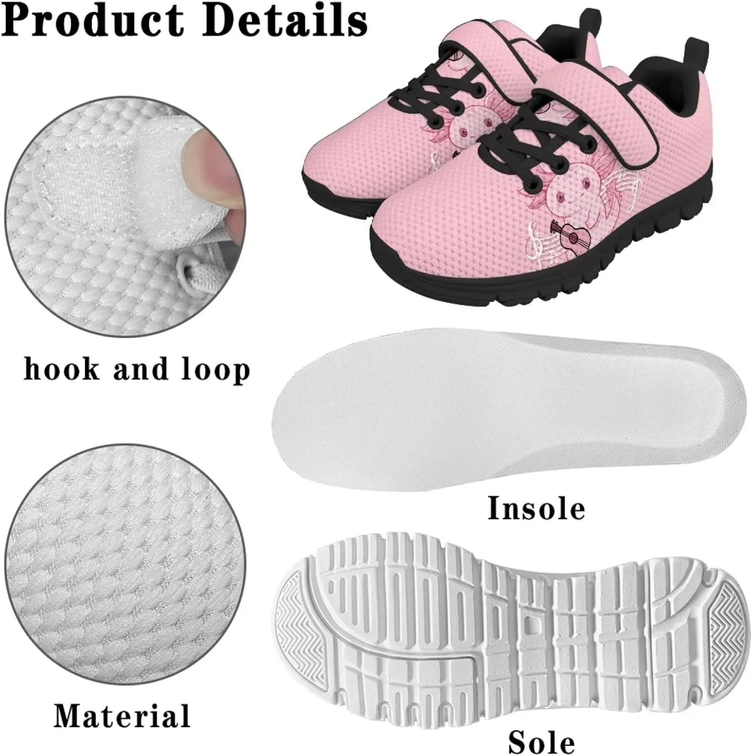 Running Athletic Shoes for Boys Girls Slip On Tennis Shoes Kids Shoes
