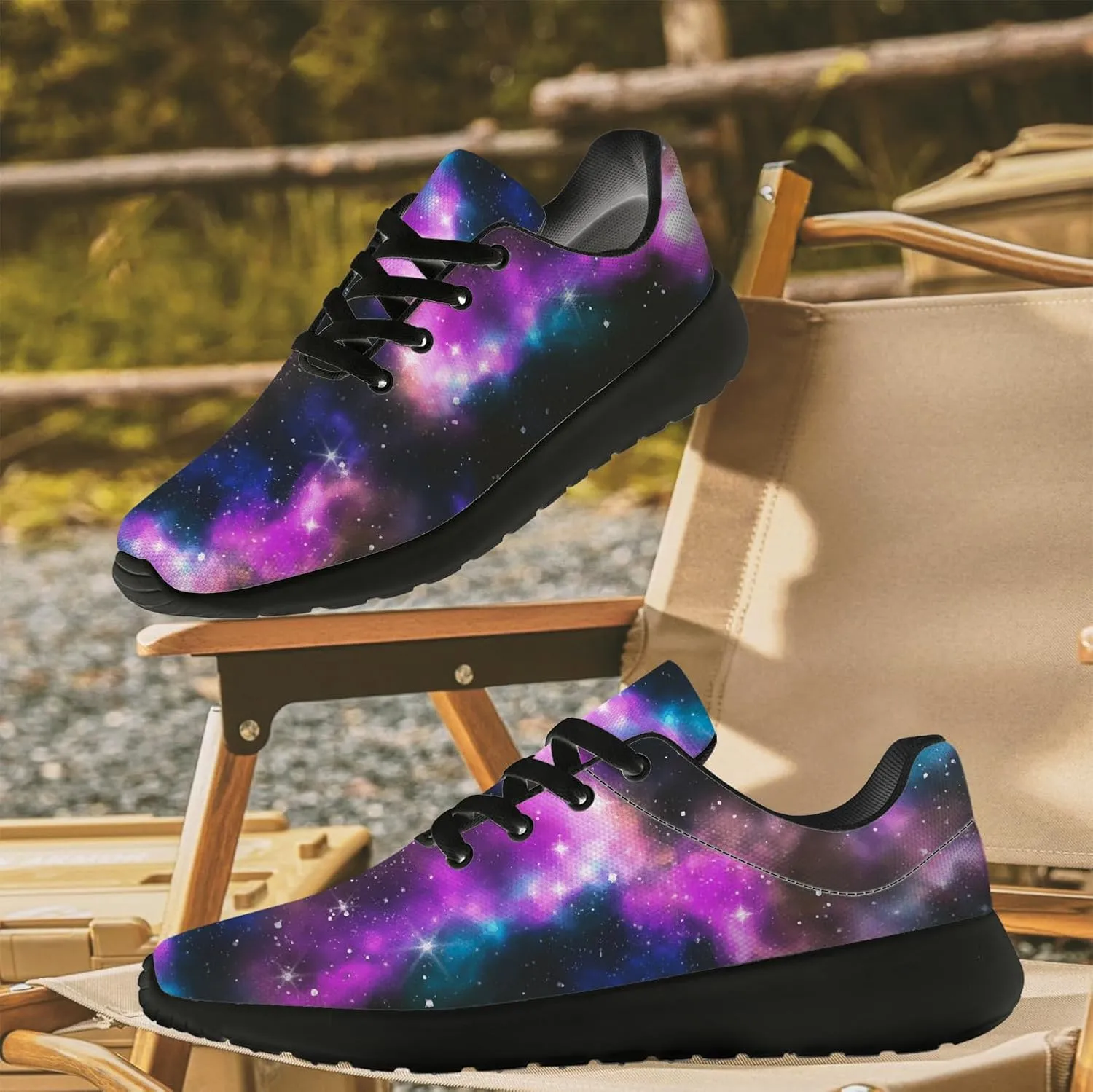 Running Shoes for Women Men Galaxy Shoes 3D Print Sneakers Gifts for Women Men