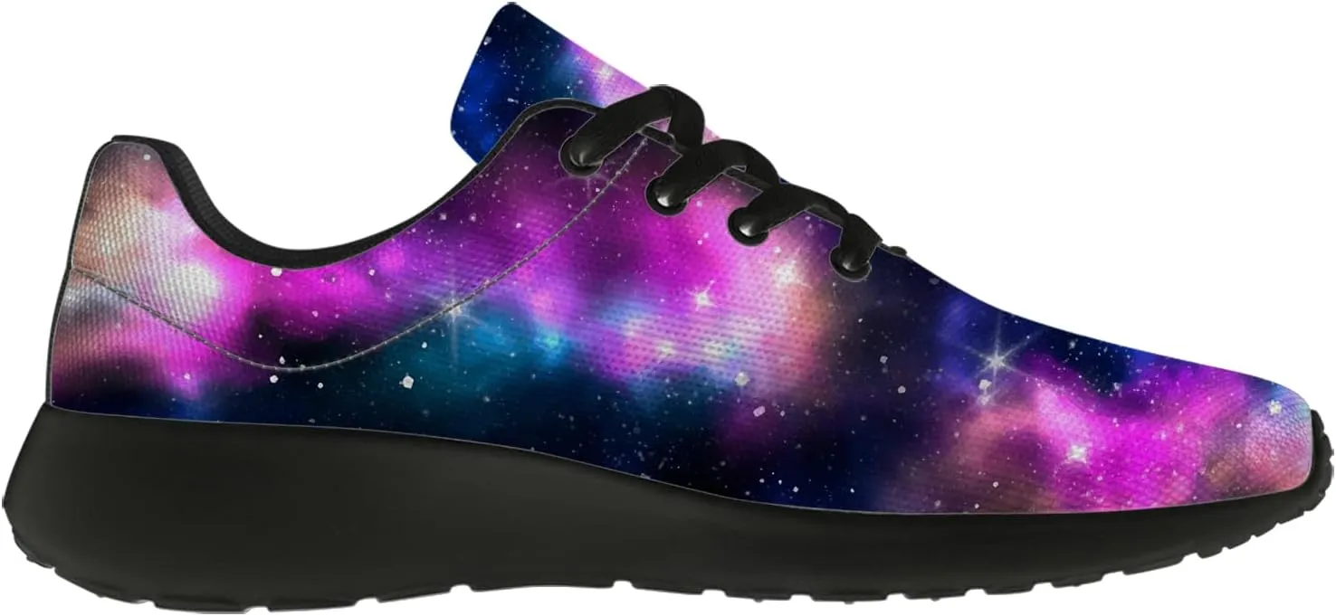 Running Shoes for Women Men Galaxy Shoes 3D Print Sneakers Gifts for Women Men