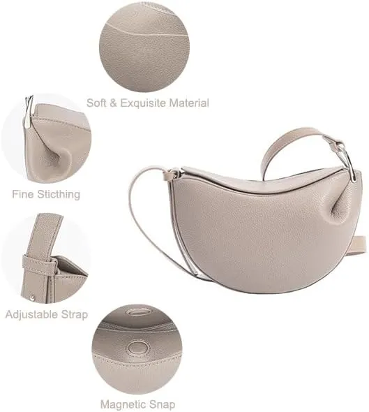 Saddle Bag for Women Crescent Bag Shoulder Bag Hobo Crescent Crossbody Bags for Women