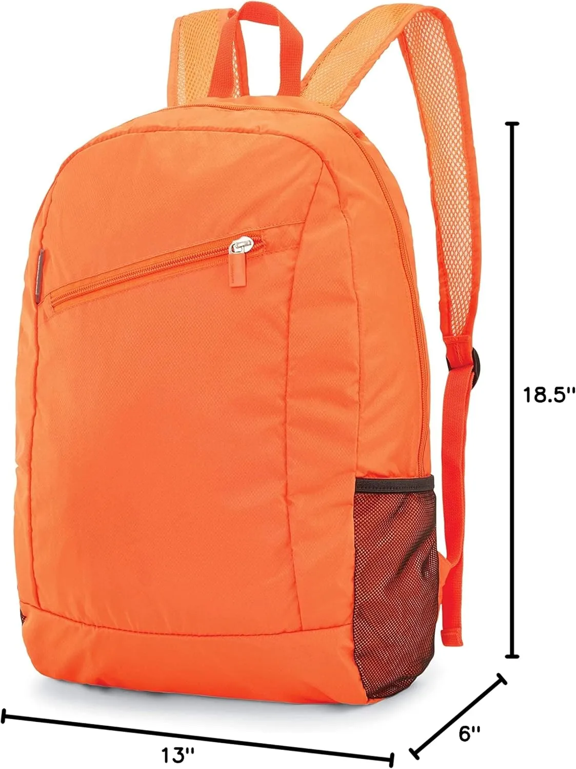 Samsonite Foldable Backpack, Orange Tiger, One Size