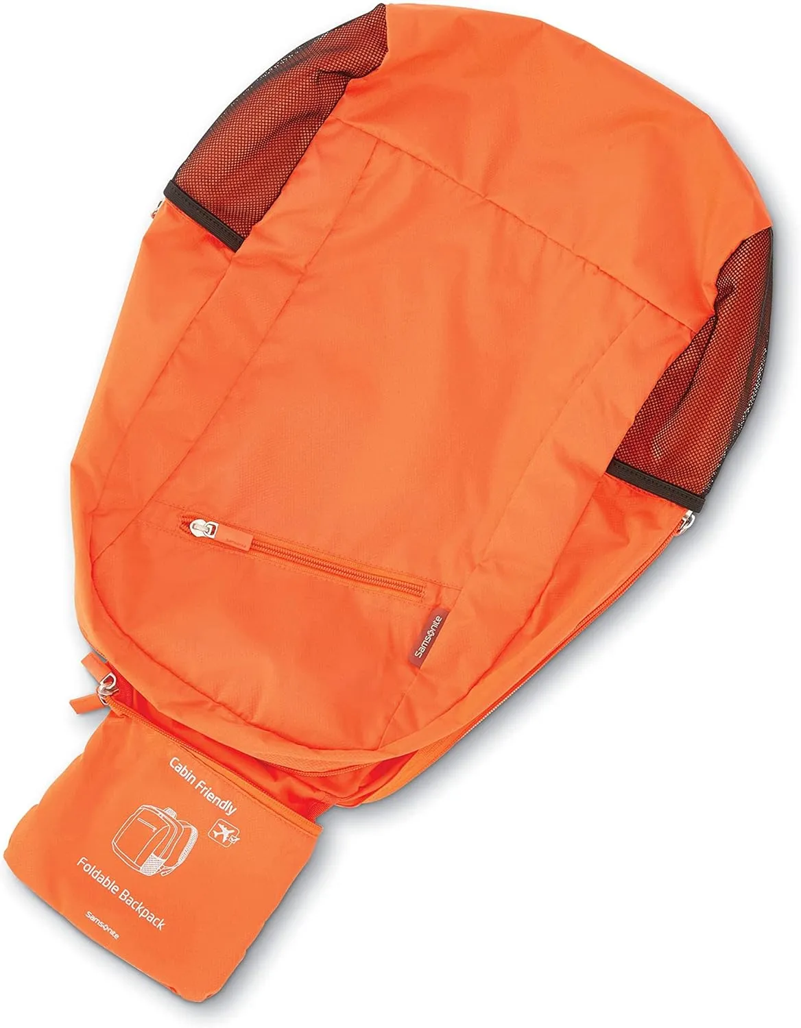 Samsonite Foldable Backpack, Orange Tiger, One Size