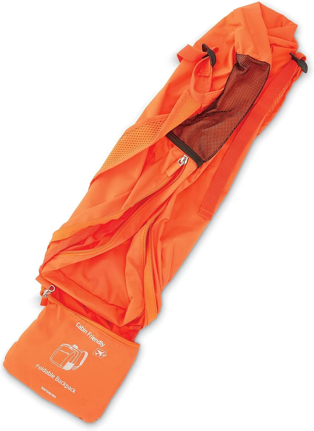 Samsonite Foldable Backpack, Orange Tiger, One Size