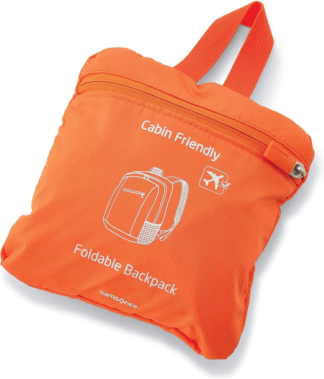 Samsonite Foldable Backpack, Orange Tiger, One Size