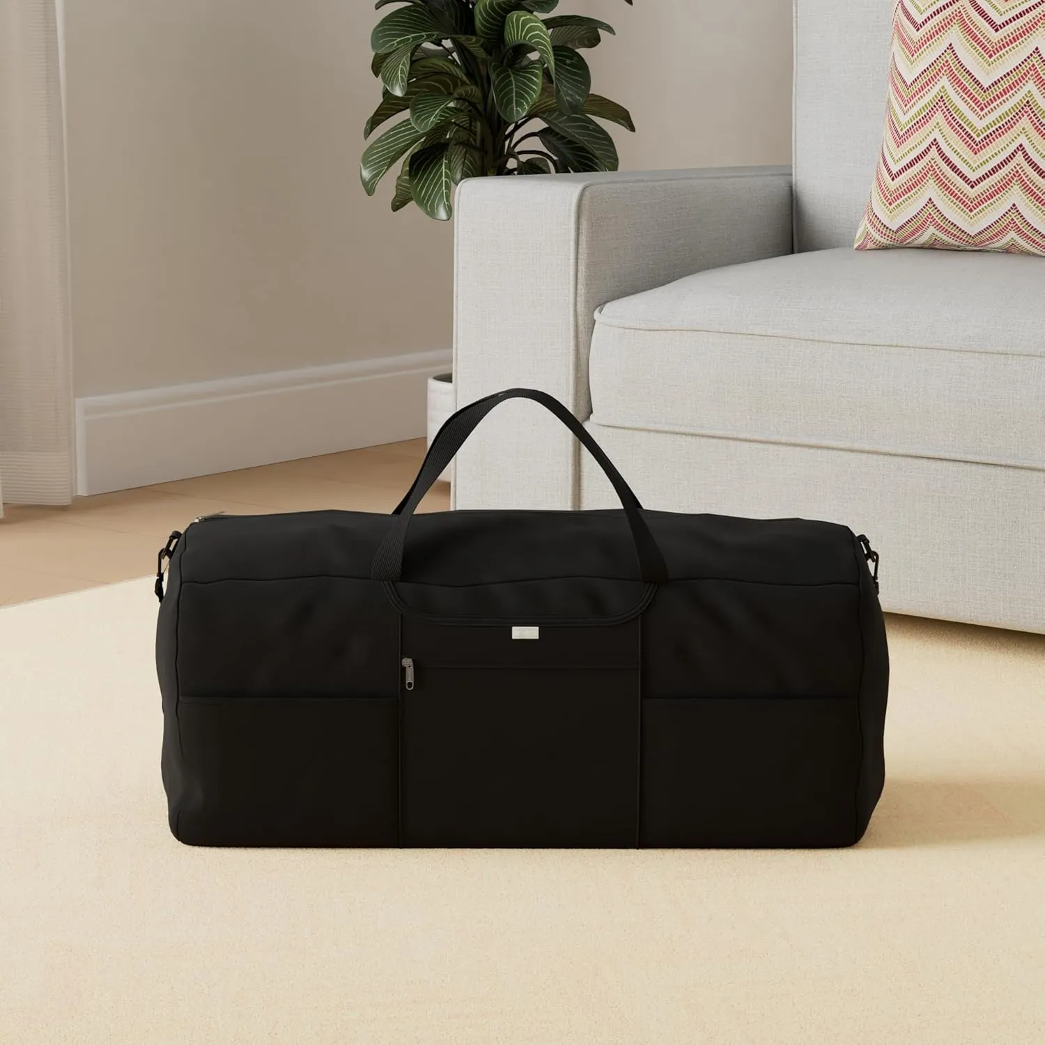 Samsonite Foldaway Packable Duffel Bag, Black, Extra Large