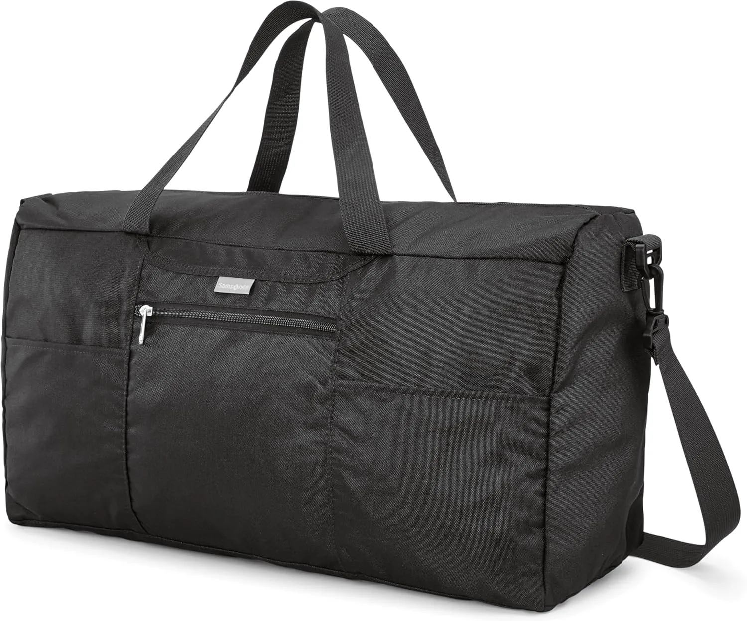Samsonite Foldaway Packable Duffel Bag, Black, Medium