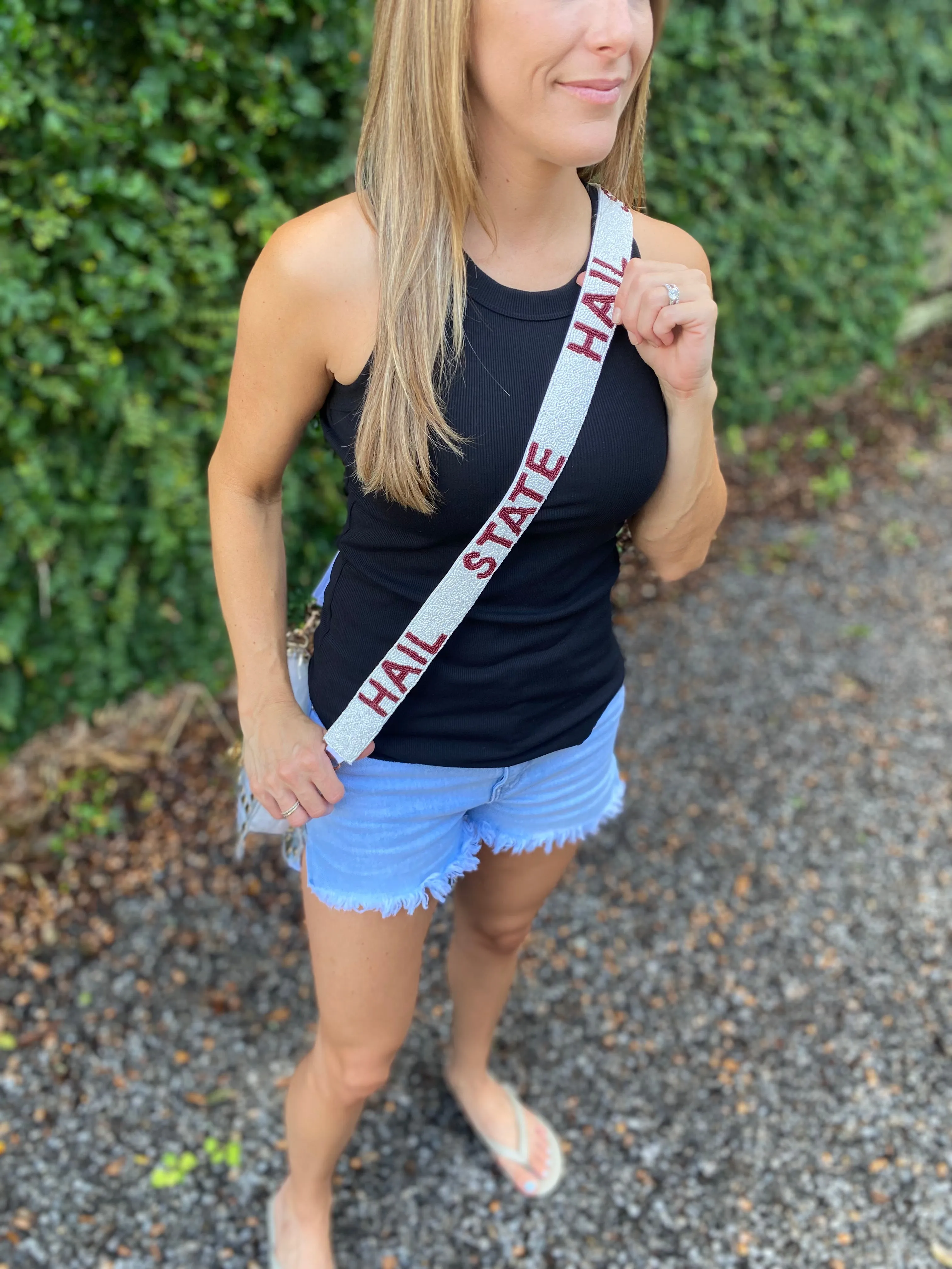 Seed Bead Strap- Hail State