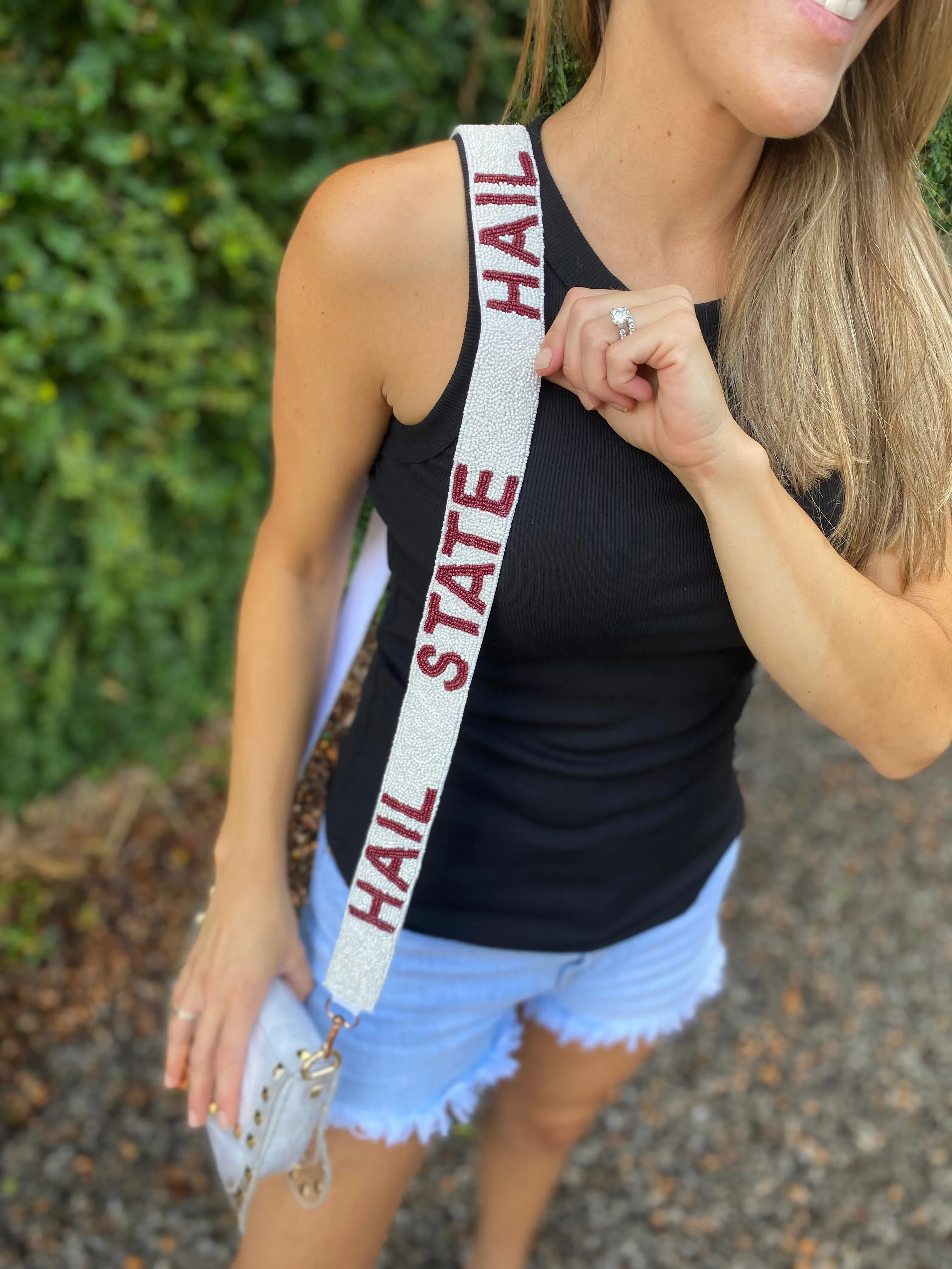 Seed Bead Strap- Hail State