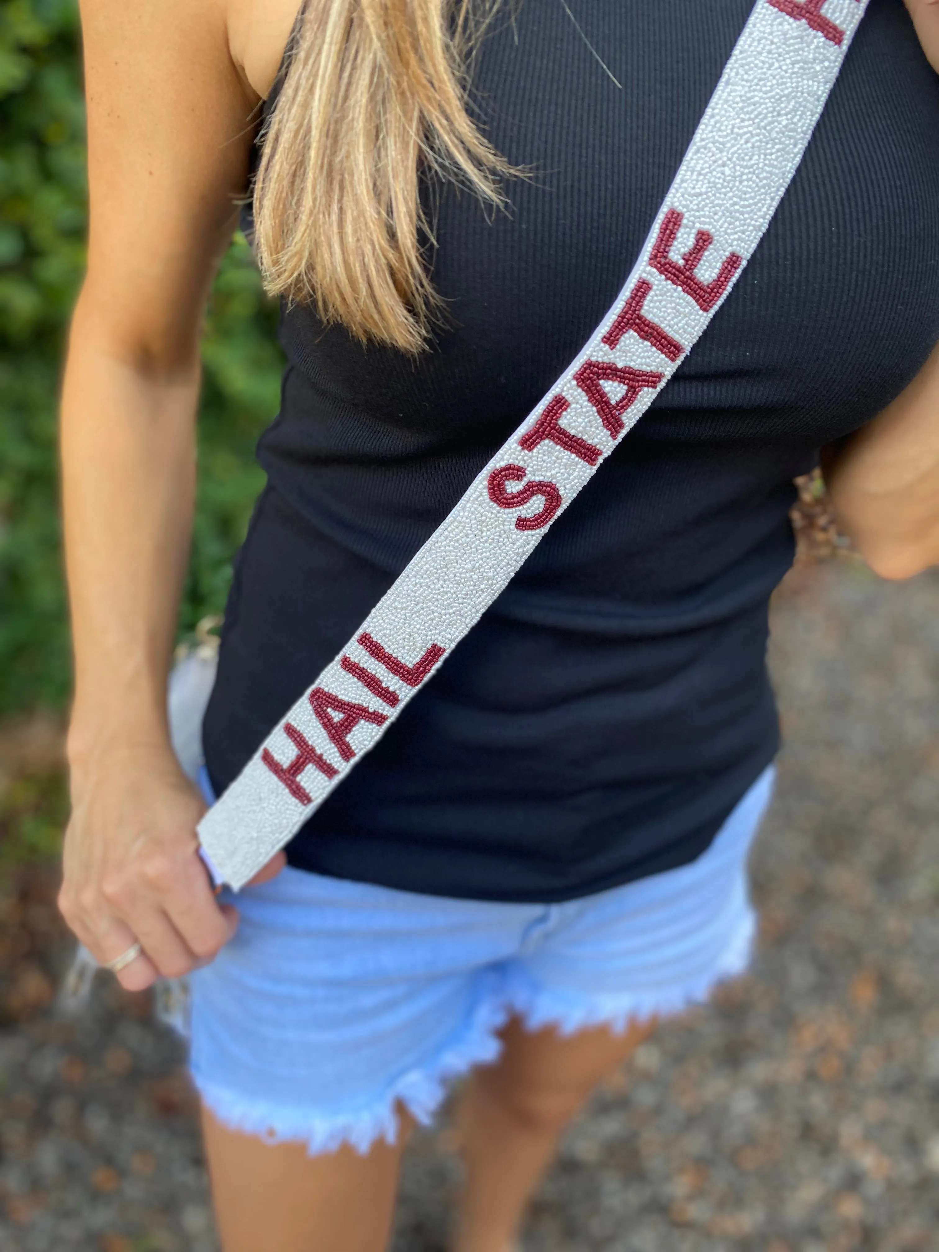 Seed Bead Strap- Hail State