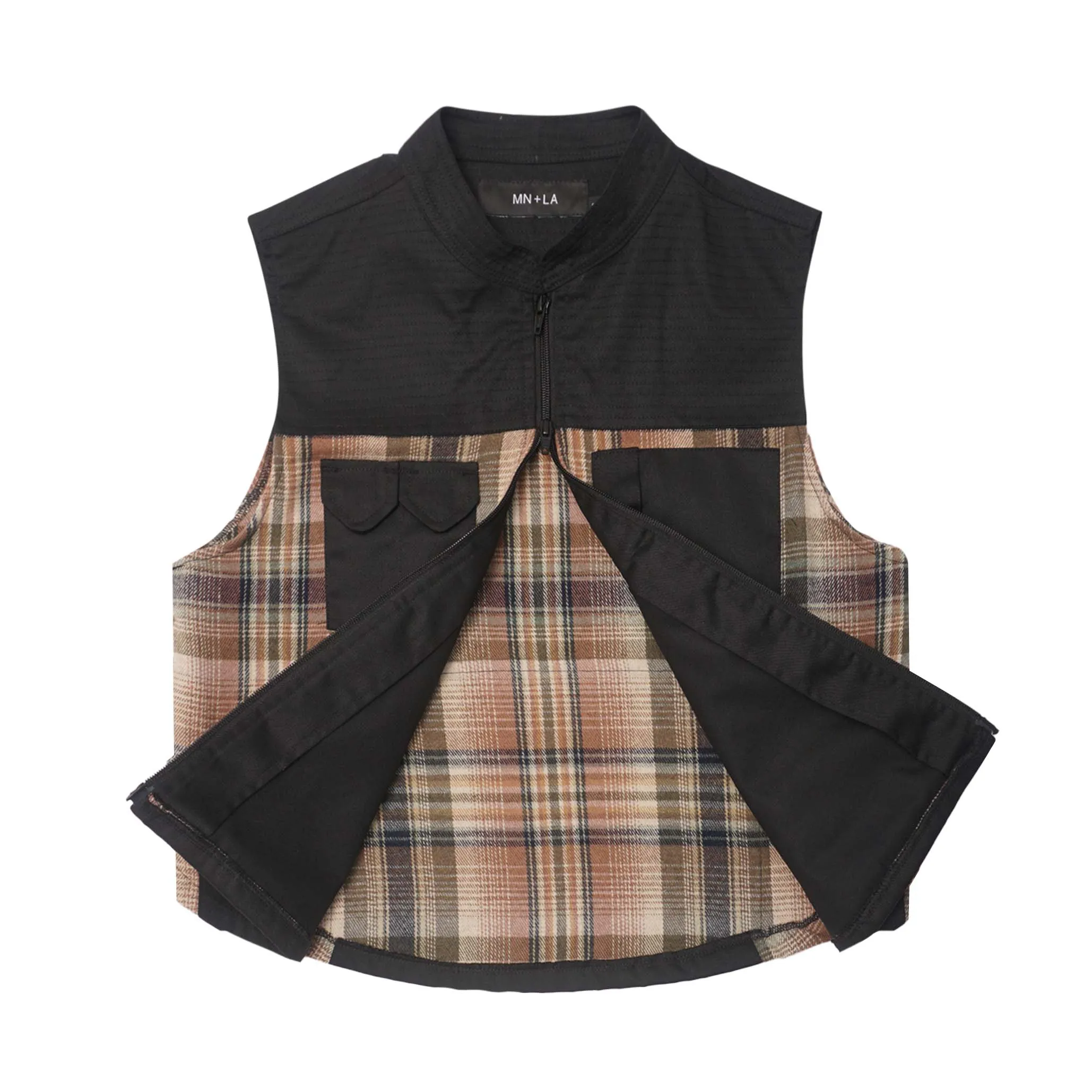 SHINOBI VEST IN APACHE PLAID