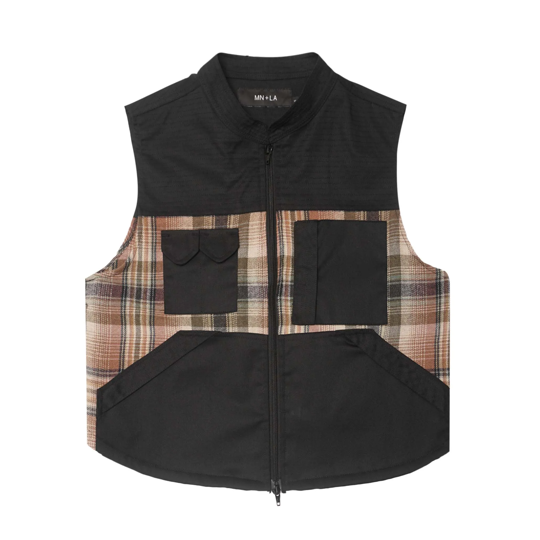 SHINOBI VEST IN APACHE PLAID