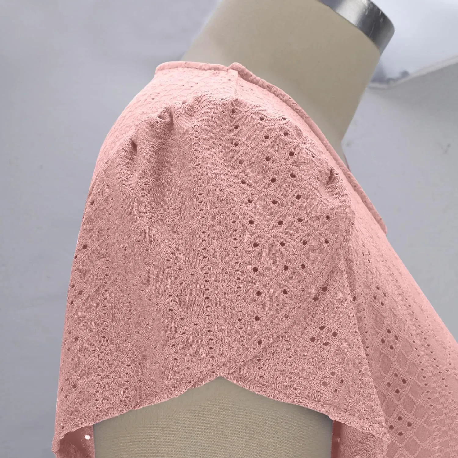Shirt Dresses for Women Eyelet Casual Summer Boho Flowy Maxi Dresses Vacation Beach Outfits Trendy Clothing 2025