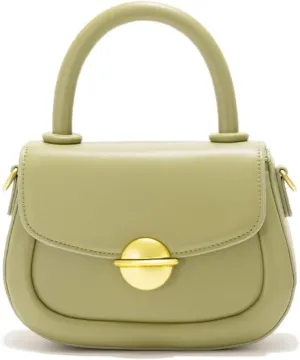 Shoulder Bags & Top Handle Handbags Women Purses Vintage Satchel Ladies Pastel Color Mini Crossbody Bags (Green)