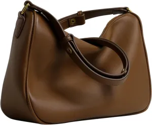Shoulder Bags Purses and Handbags for Women Soft PU Leather Top Handle Tote Satchel Ladies Hobo Crossbody Bags Armpit Bag (Brown)