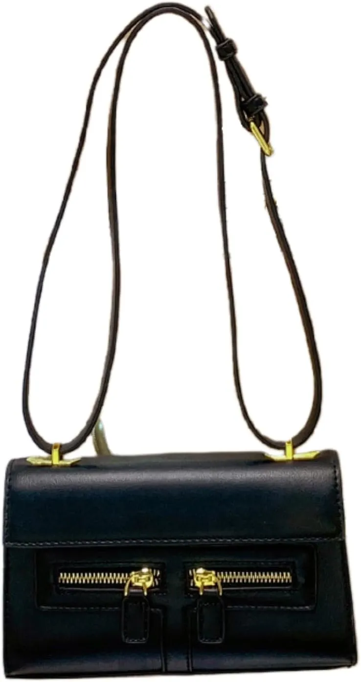 Shoulder Bags Purses Handbags for Women with 2 Removable Straps Top Handle Satchel Ladies Vintage Crossbody Bags (Black)