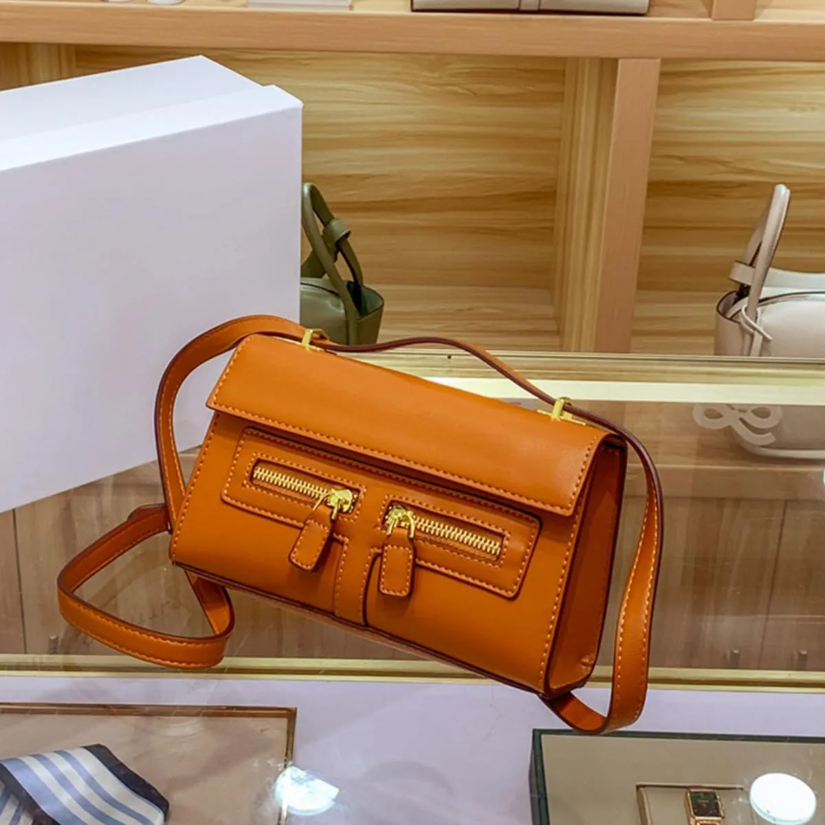 Shoulder Bags Purses Handbags for Women with 2 Removable Straps Top Handle Satchel Ladies Vintage Crossbody Bags (Brown)