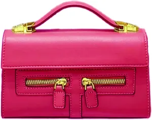 Shoulder Bags Purses Handbags for Women with 2 Removable Straps Top Handle Satchel Ladies Vintage Crossbody Bags (Pink)