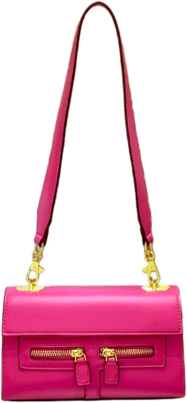 Shoulder Bags Purses Handbags for Women with 2 Removable Straps Top Handle Satchel Ladies Vintage Crossbody Bags (Pink)