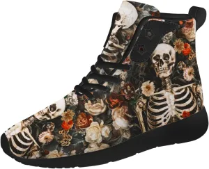 Skull Shoes for Men Women Goth Skull High Top Sneakers High Top Shoes Gifts for Women Men
