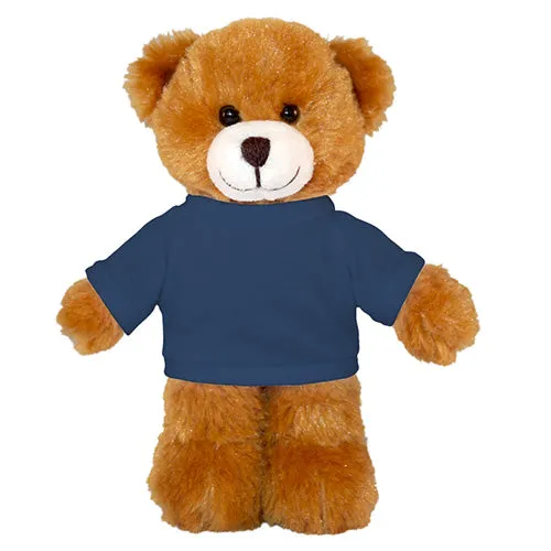 Soft Plush Mocha Teddy Bear with Tee