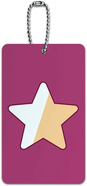 Steven Universe Garnet Star Luggage Card Suitcase Carry-On ID Tag