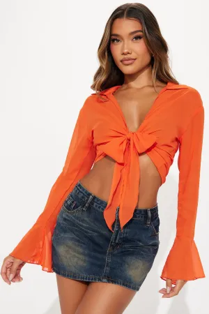 Take Me Away Top - Orange