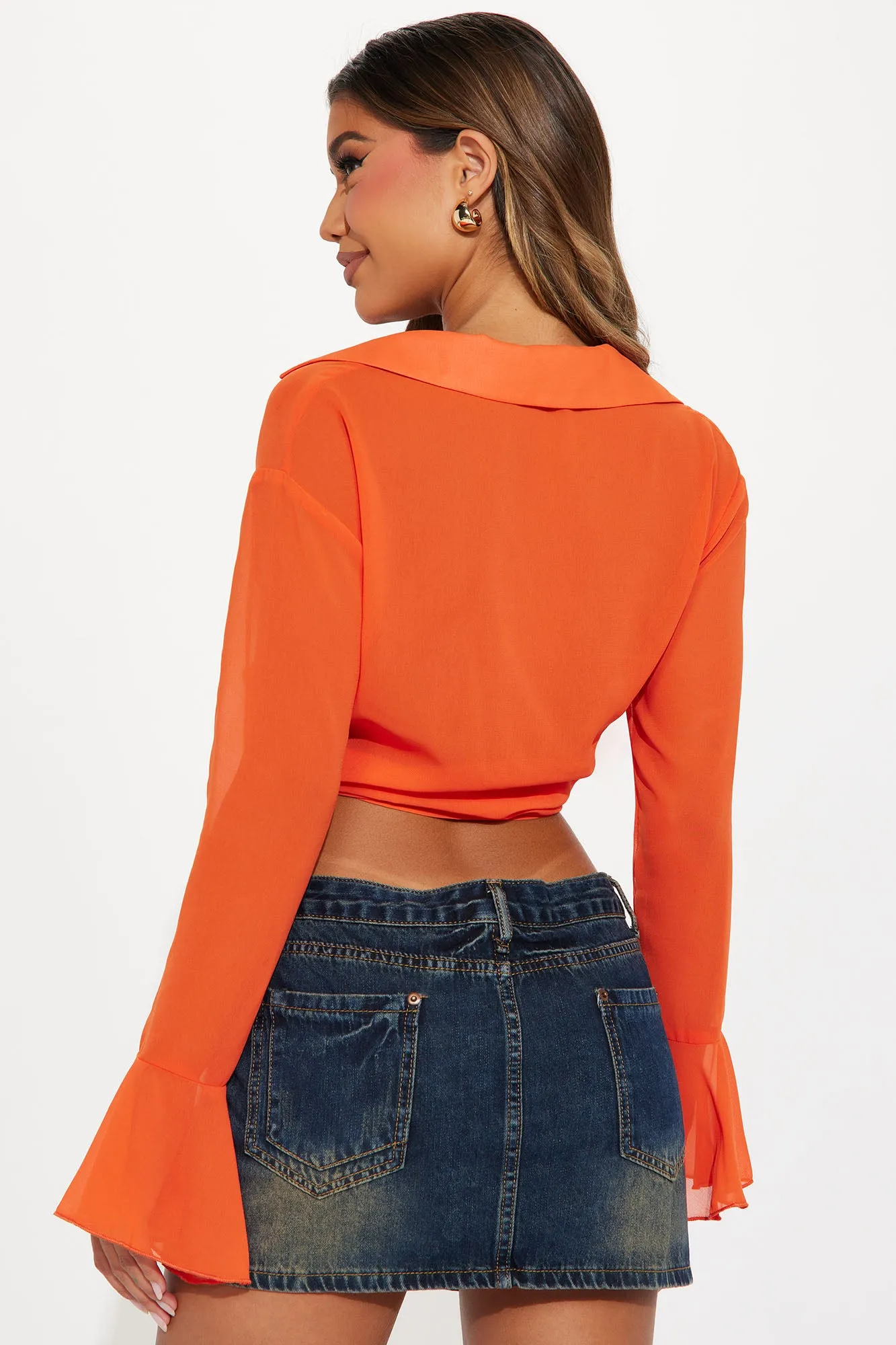 Take Me Away Top - Orange