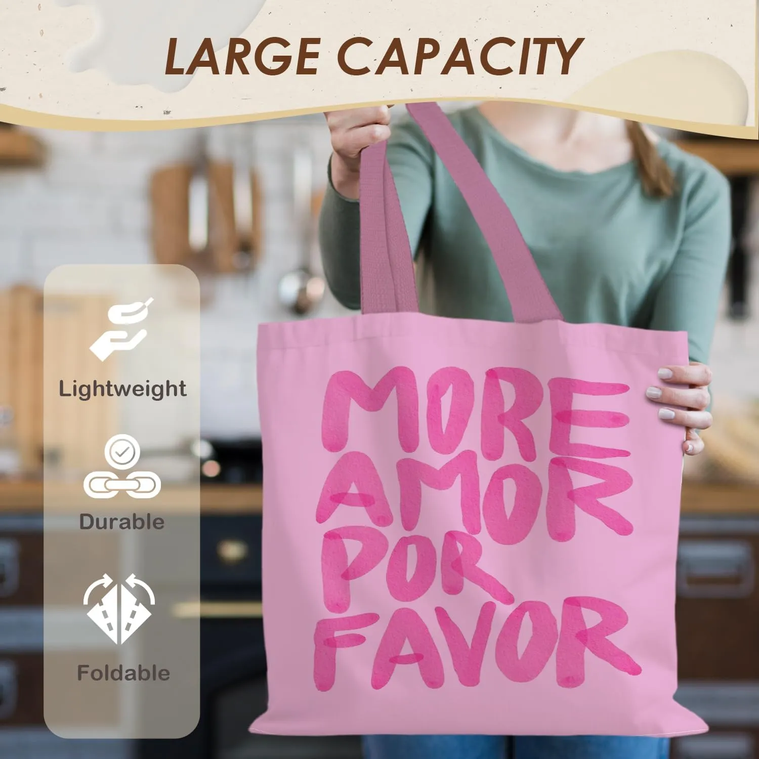 Teacher Tote Bag,Trendy Preppy Pink Tote Bag,Trendy Retro Y2K Preppy,Teacher Gifts for Women