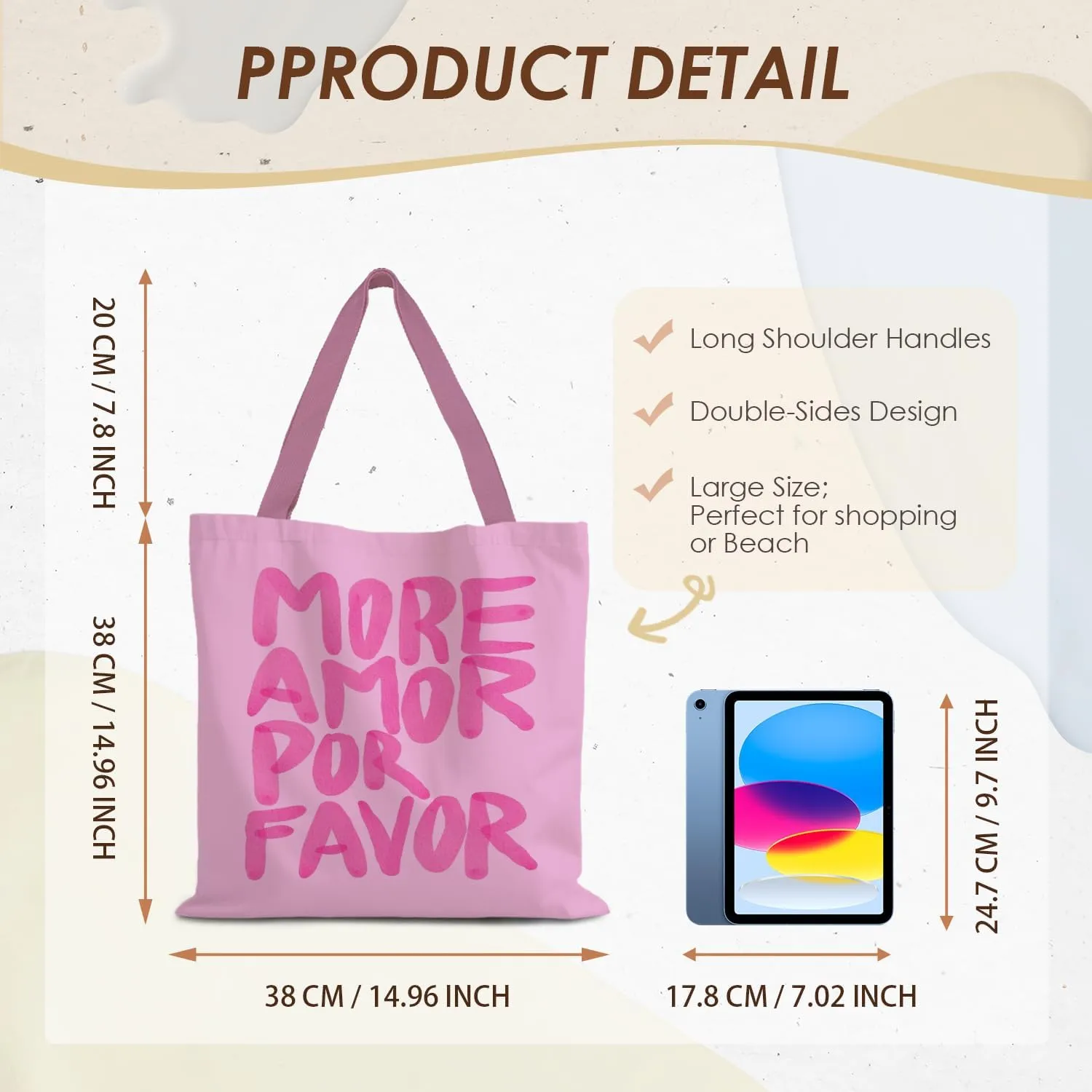 Teacher Tote Bag,Trendy Preppy Pink Tote Bag,Trendy Retro Y2K Preppy,Teacher Gifts for Women