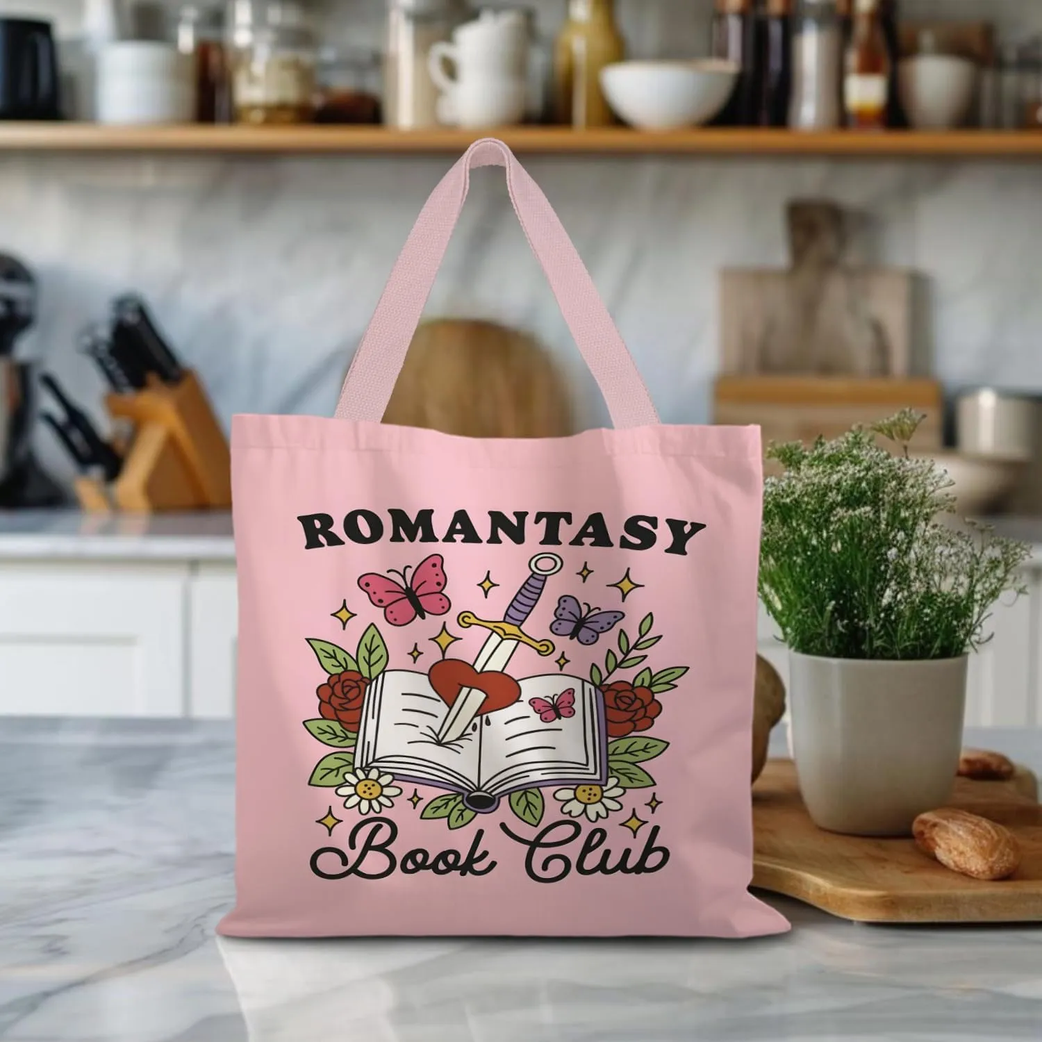 Teacher Tote Bag,Trendy Preppy Pink Tote Bag,Trendy Retro Y2K Preppy,Teacher Gifts for Women