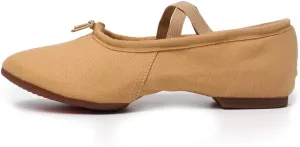TINRYMX Women Latin Dance Shoes Ballroom Canvas Dance Shoes with Rubber Sole