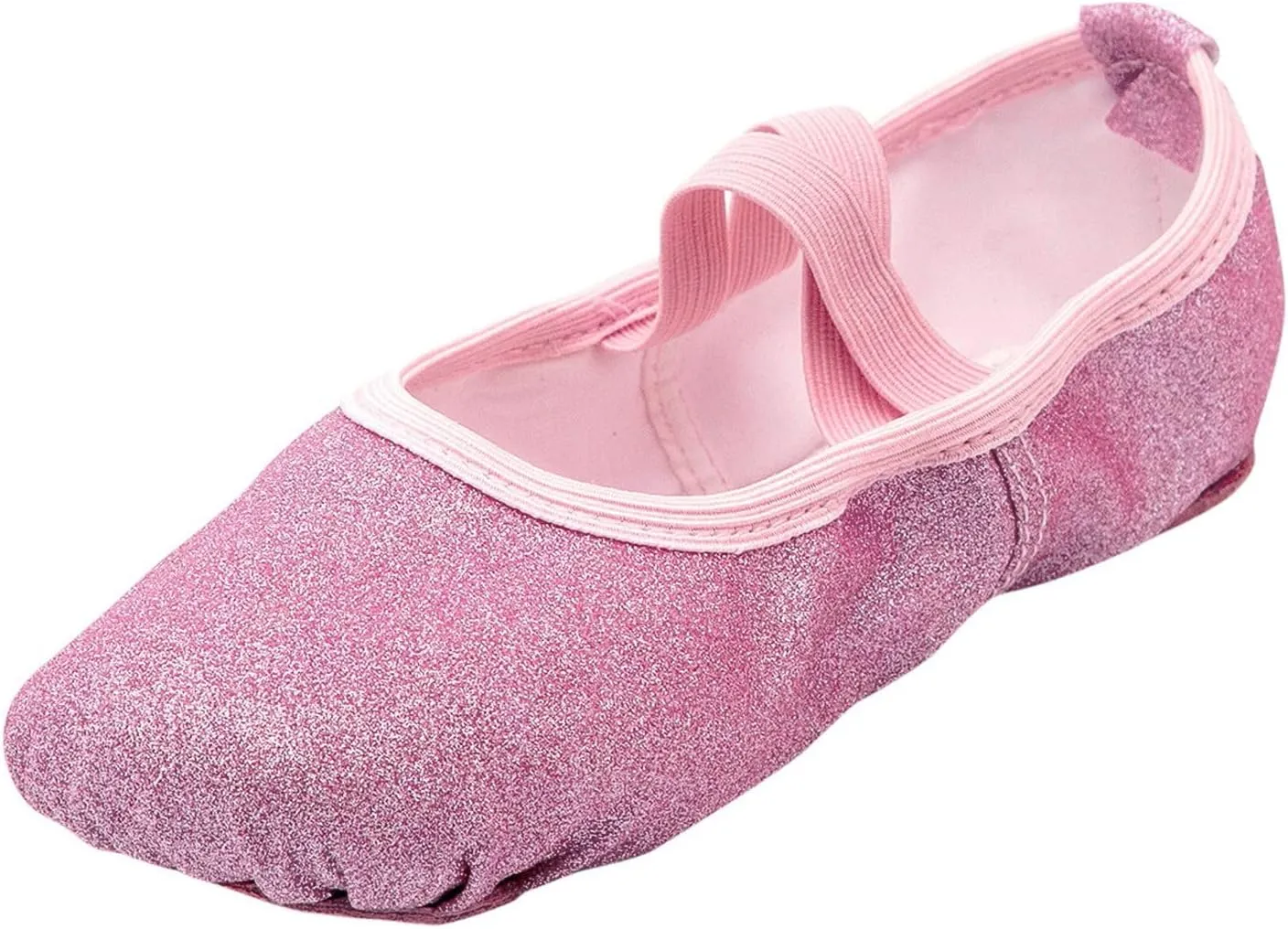 Toddler Ballet Shoes Glitter Ballet Slippers for Girls Pik Ballet Shoes Girls Canvas Ballet Shoes for Girls