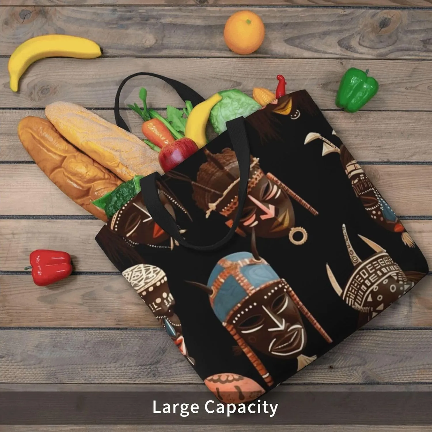 Tote Bag for Women Reusable Grocery Bags Aircraft Fighter Jets Tote Bag with Inner Pocket Travel Tote for Shopping