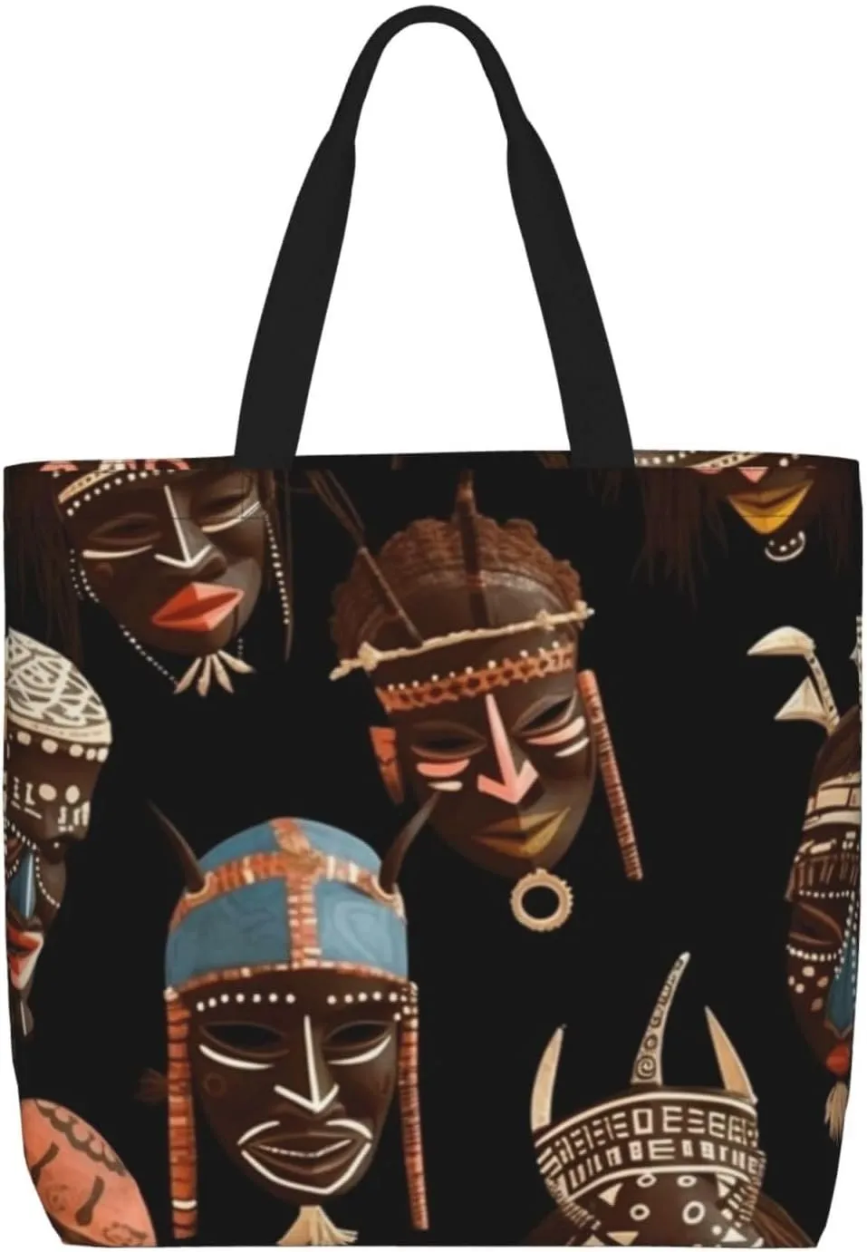 Tote Bag for Women Reusable Grocery Bags Aircraft Fighter Jets Tote Bag with Inner Pocket Travel Tote for Shopping