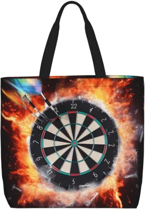 Tote Bag for Women Reusable Grocery Bags Dragonflies Grey Tote Bag with Inner Pocket Travel Tote for Shopping