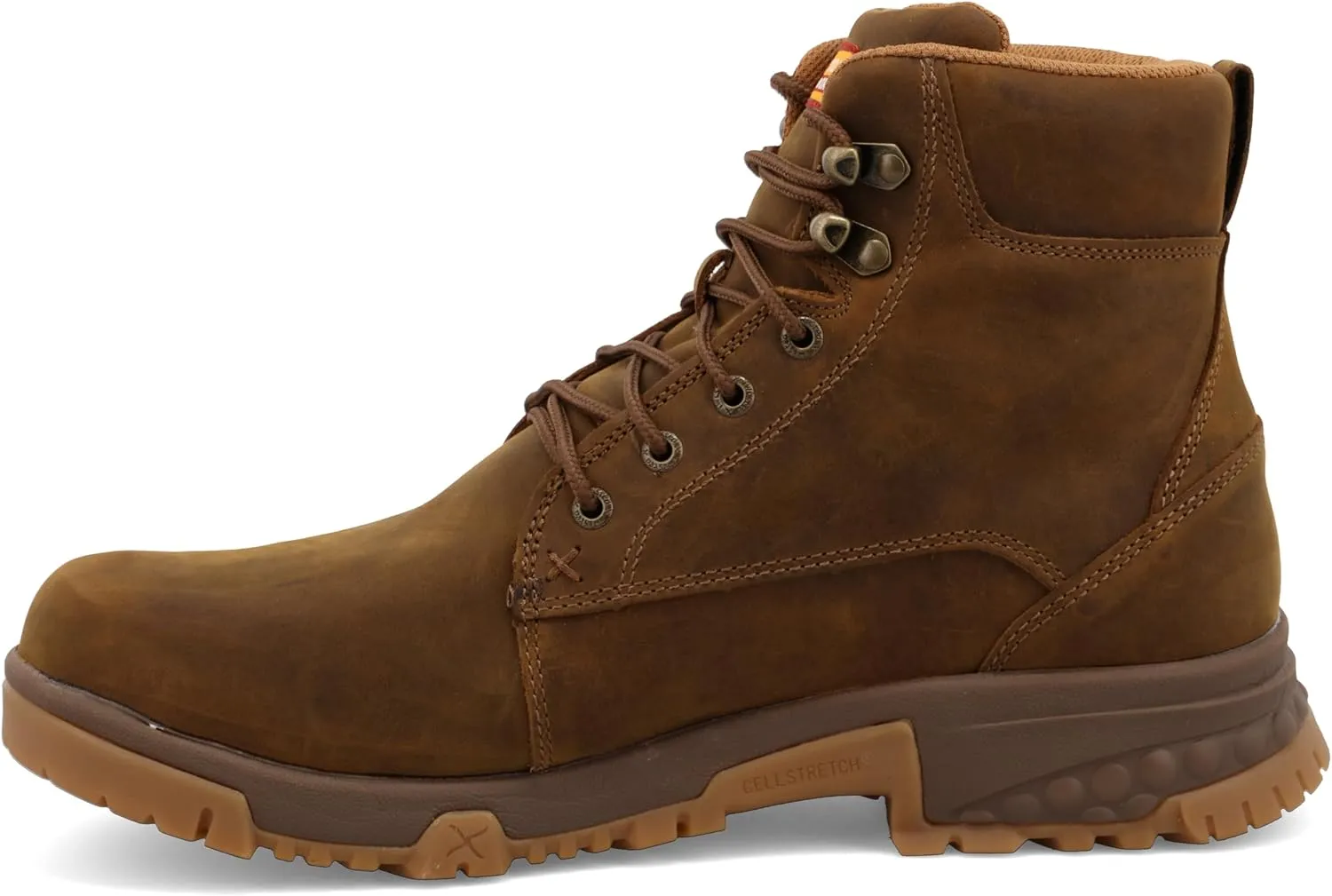 Twisted X Men's 6" Work Boot, Moc Toe with CellStretch