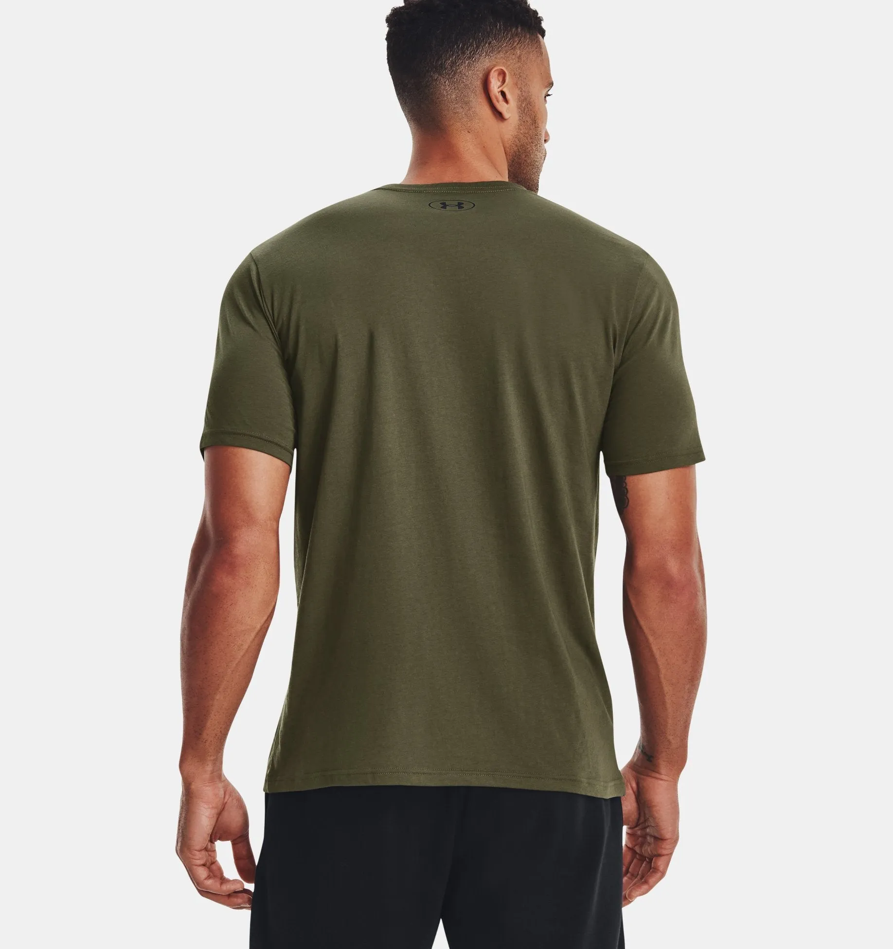 UNDER ARMOUR MEN'S LEFT CHEST LOGO SS TEE