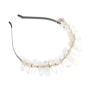 VICASKY Stylish Crystal Hair Band Chic Headdress for Women Hair Accessories for Parties and Special Events Durable Handmade Design with Gorgeous Brightness