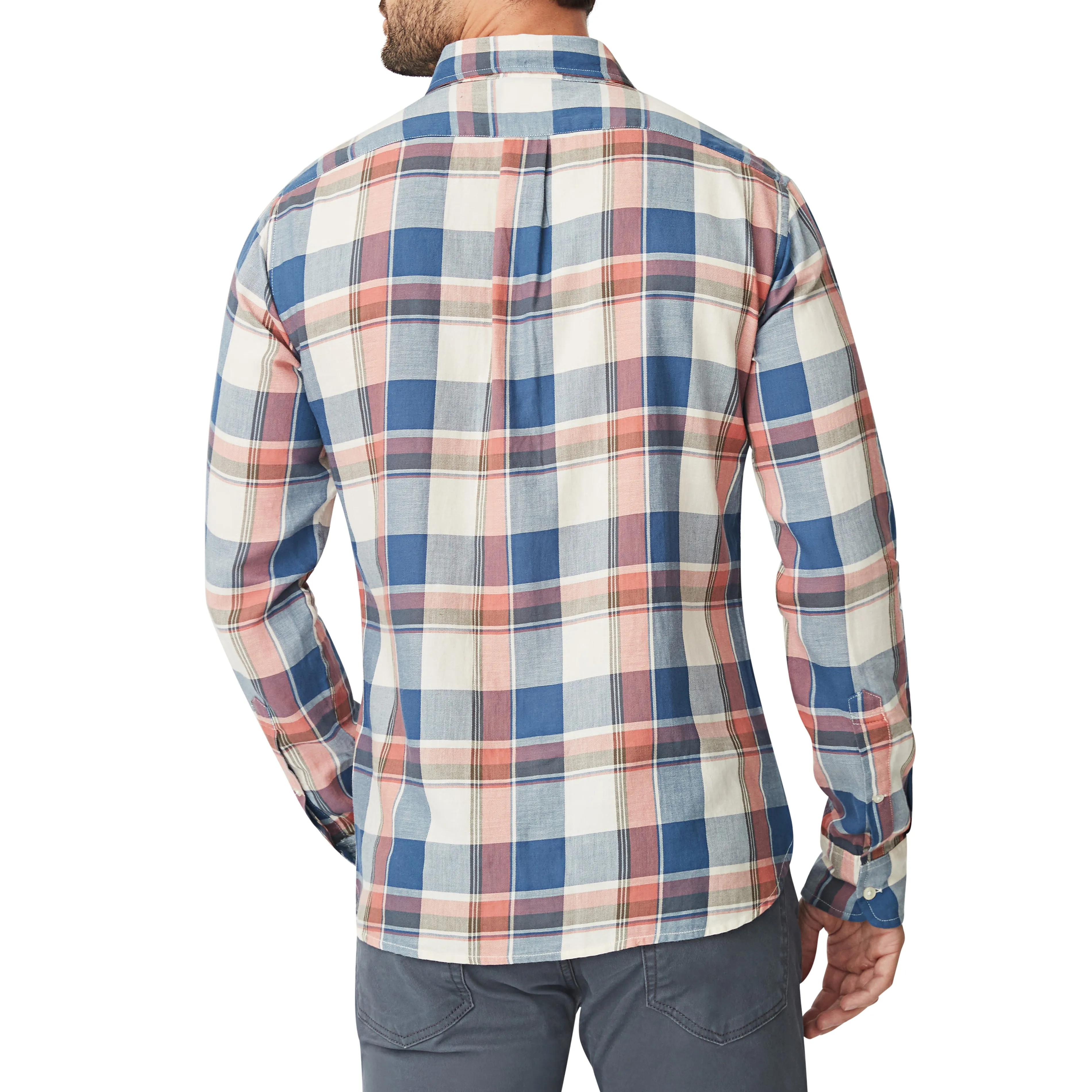Washed Button Down Shirt - Brushed Somerset Check