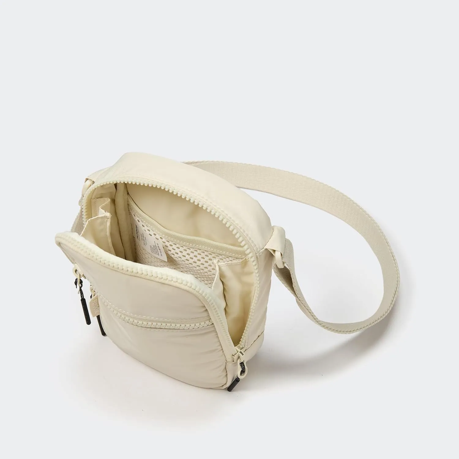 Water-Repellent Travel Crossbody Bag, Adjustable Strap, Fits Phone, Passport, Cards.
