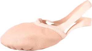 Wear Moi Instinct Turner Shoes Pirouette - Half Sole for Ballet, Dance, Gymnastics, Salmon, Stretch Leather