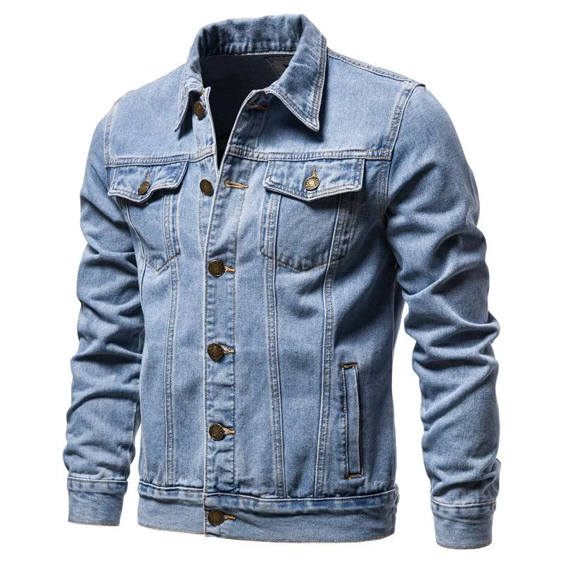 West Louis High-End Cowboy Style Denim Jacket