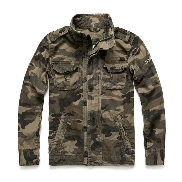 West Louis Military Tactical Camouflage Jacket