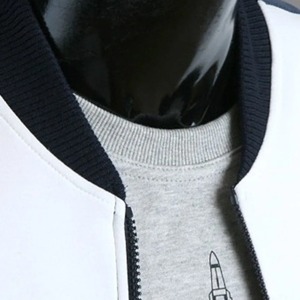 West Louis Sportswear Patchwork Baseball Jacket