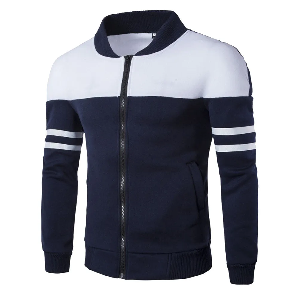 West Louis Sportswear Patchwork Baseball Jacket