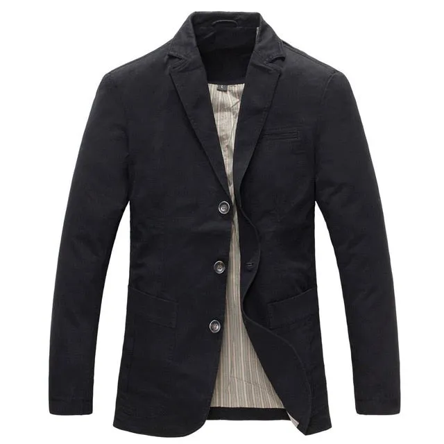 West Louis Spring Military Style Cotton Jacket