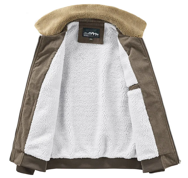 West Louis Trendy Youth Varsity Corduroy Jacket