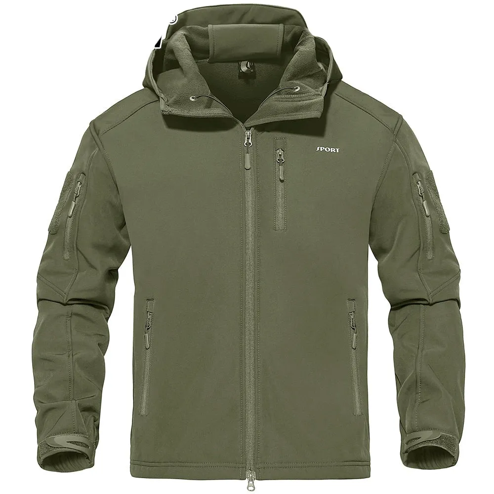 West Louis Waterproof Fleece Tactical Military Outdoor Jacket