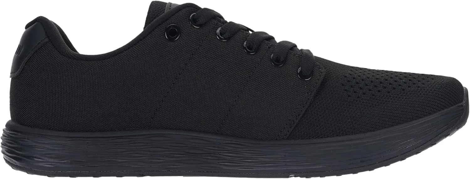 WHITIN Men's Wide Toe Box Walking Shoes   Zero Drop with Non-Slip Rubber Outsole